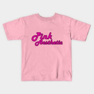 Pink Aesthetic Kids T-Shirt